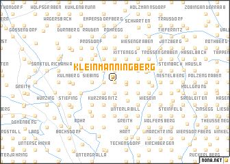 map of Kleinmanningberg