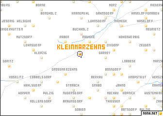 map of Klein Marzehns