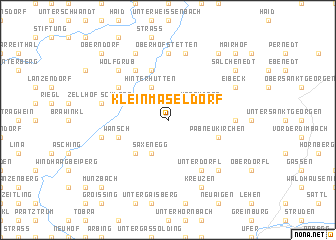 map of Kleinmaseldorf