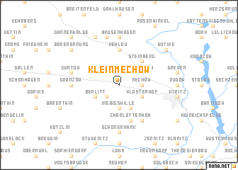 map of Klein Mechow