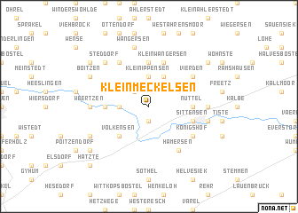 map of Klein Meckelsen
