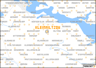 map of Klein Miltzow