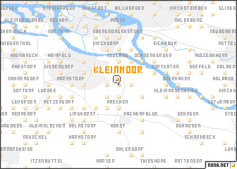 map of Klein Moor
