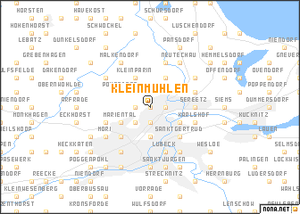 map of Kleinmühlen