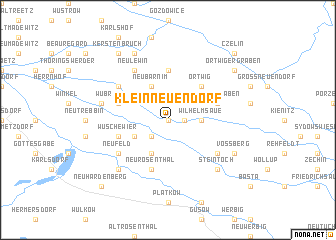 map of Klein Neuendorf