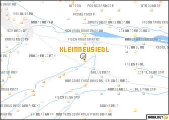 map of Kleinneusiedl