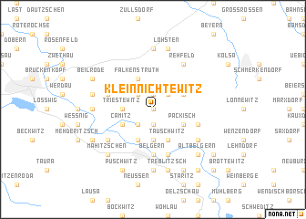 map of Klein Nichtewitz