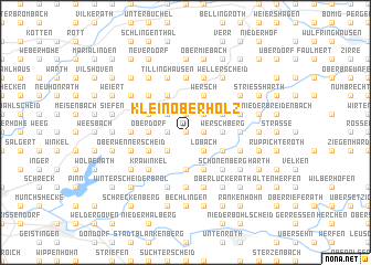 map of Kleinoberholz