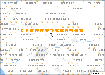 map of Klein Offenseth-Sparrieshoop