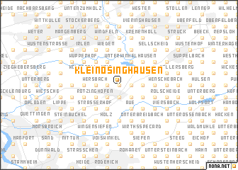 map of Kleinösinghausen