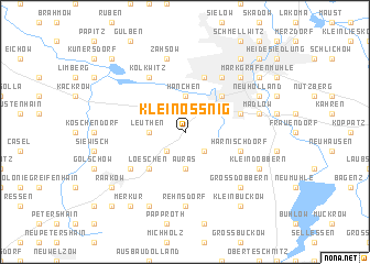 map of Klein Oßnig