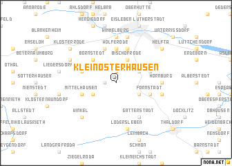 map of Kleinosterhausen