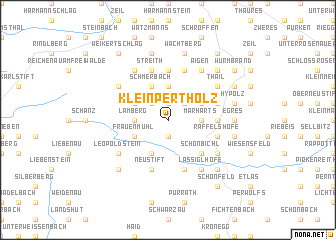 map of Kleinpertholz