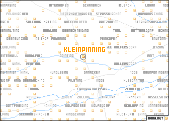 map of Kleinpinning