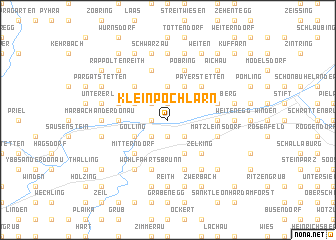 map of Kleinpöchlarn