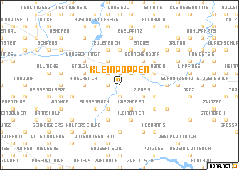 map of Kleinpoppen