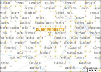 map of Kleinprausitz