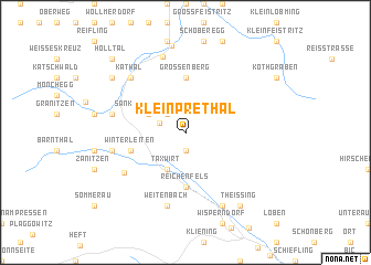 map of Kleinprethal