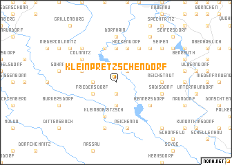 map of Klein Pretzschendorf