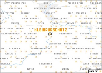 map of Kleinpürschütz