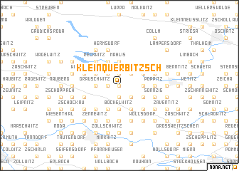 map of Klein Querbitzsch