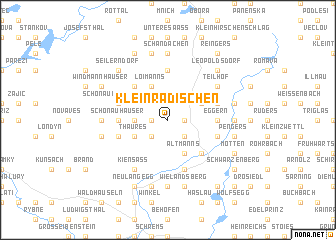 map of Kleinradischen