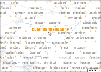 map of Kleinrennersdorf