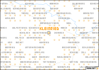 map of Kleinried