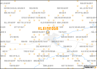 map of Kleinroda