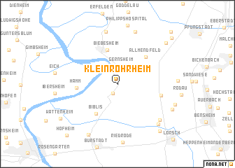 map of Klein-Rohrheim