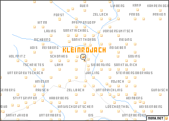 map of Kleinrojach