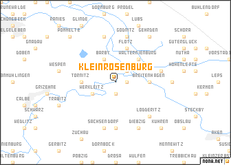 map of Klein Rosenburg