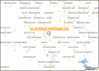 map of Kleinrückerswalde