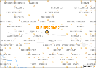 map of Kleinsander