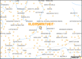 map of Klein Sankt Veit