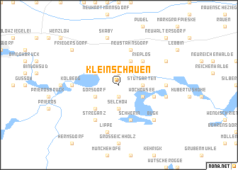 map of Klein Schauen