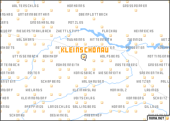 map of Kleinschönau