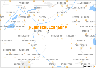 map of Klein Schulzendorf