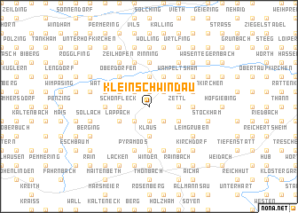 map of Kleinschwindau