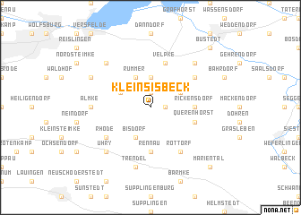 map of Klein Sisbeck