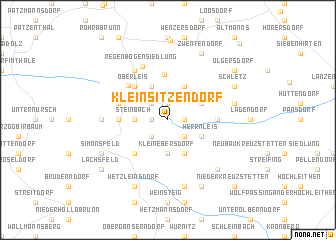 map of Kleinsitzendorf