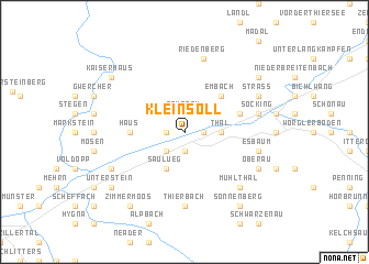 map of Kleinsöll