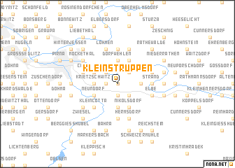 map of Kleinstruppen