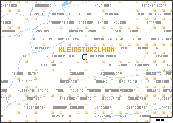 map of Kleinstürzlham