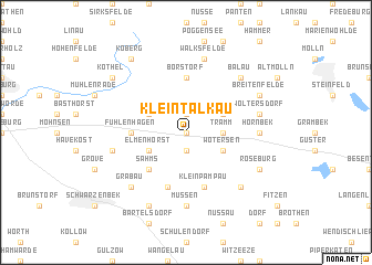 map of Klein Talkau