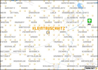 map of Kleintauschwitz