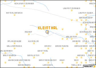 map of Kleinthal