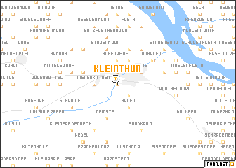 map of Klein Thun