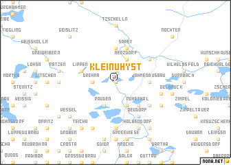 map of Klein Uhyst