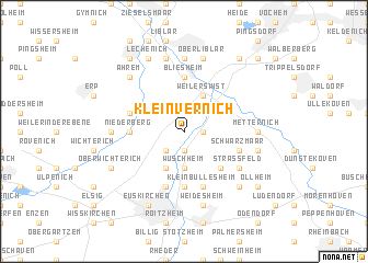 map of Klein Vernich